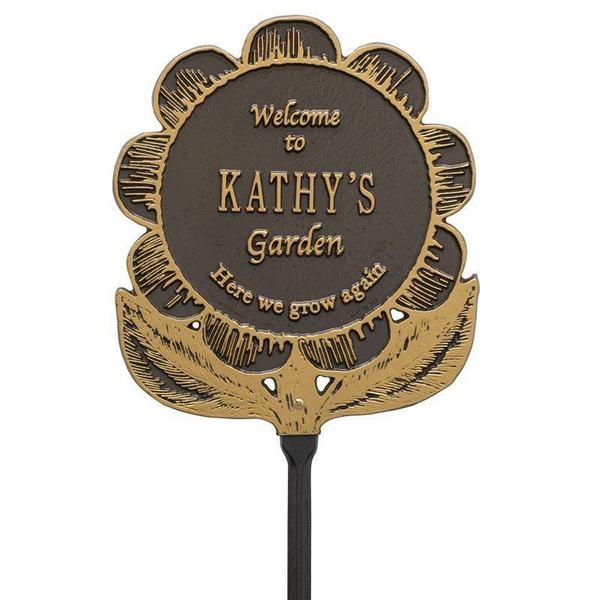 Welcome Garden Flower Dedication Plaques